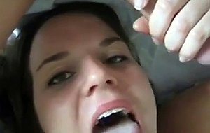 Amateur german bj swallow cum in mouth
