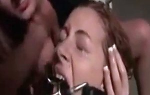 Redhead teen gets a load of cum in the face