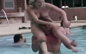 Naked swingers have fun at nudist resort