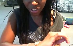 Very sweet black girl on webcam