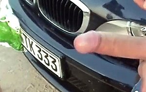Hot amateur fucking in a bmw 