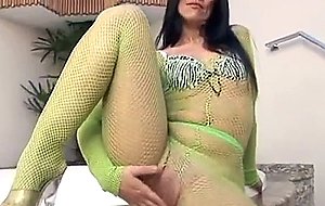 Big ass wrapped in fishnets