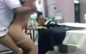 Guy fucks chubby egyptian girlfriend on amateur spy cam