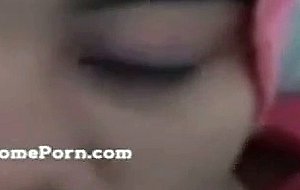 Muslim wife has oral and missionary sex and facial