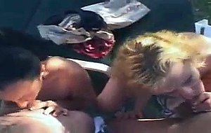 Movies of two girls sucking dick in the park
