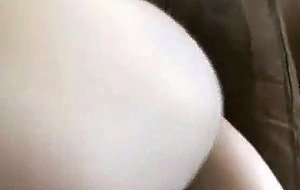 Wife takes big cock in her ass on camera
