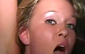 Blonde frat party anal