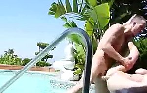 Milf fucked by pool