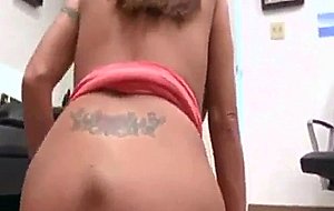 Hot big tit chick gets naked