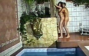 Great bj & anal poolside