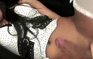 Shemale tranny sucked off by stud to get intense for anal