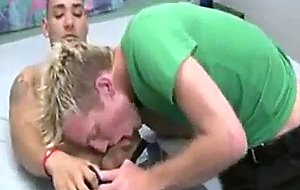 Sport boy and guy relax by sucking