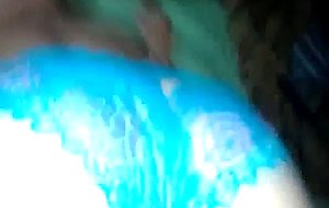 Teen in blue panties gets fucked and jizzed on face