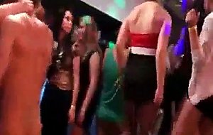 Lesbian hotties fondling each other at a party