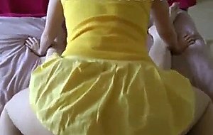 Fucked in her yellow dress