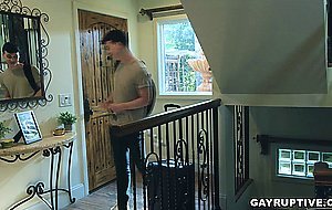 Homophobic Guy Fucks a Twink Gay in the Kitchen