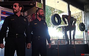 Cops raid a daddy bar for an orgy Part 1