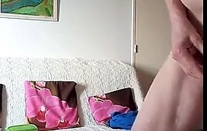 wearing a short I expose my cock 
