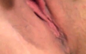 Horny clit rub till orgasm