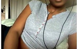 Chatroulette Sexy Black Chick Shows Everything!