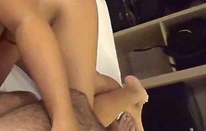 Horny teen girl asks me for anal sex in vacation hotel