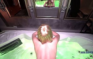 Ana lingus, fucking a stranger in a whirlpool with dee