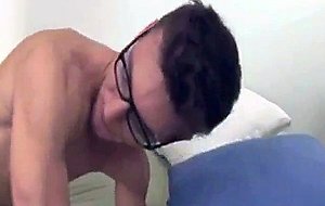 Straight nerd getting his ass fucked for some money