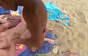 fucked by voyeur at beach