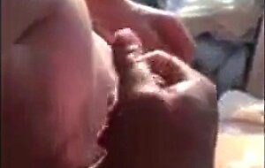 Another str8 guy comes over to fuck a sextoy on camera