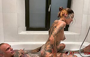 Lucy zzz, bathtub fucking one angle camera shot