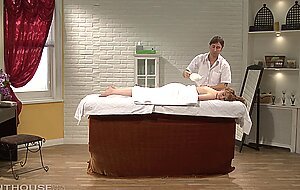 Marie mccray gets a sweet massage