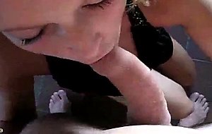Amateur girl homemade 123308 sweet blowing girl gets cum on tits