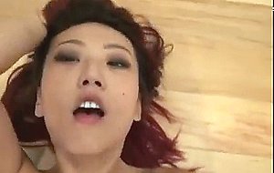 Cute asian girl fucked intense on the stairs