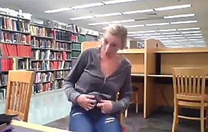 Oregon college library girl