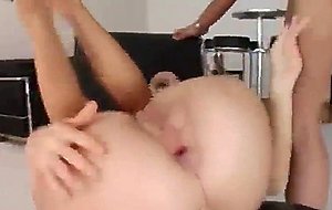 Liz gets her ass fucked by a big cock and she loves it