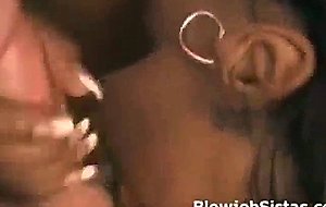 Ebony slut with huge boobs bj pov
