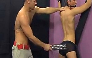 Young teens gets bound to fuck older guy