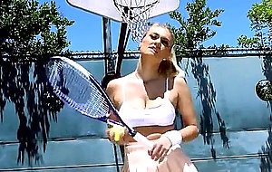 Tennis playing blonde natalia starr makes her coach sweet