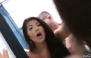 Ex girlfriend gives a bj then rides a cock
