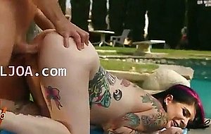 Great garden sex with punk princess joanna in the garde