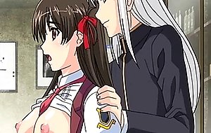 Japanese anime schoolgirl with bigboobs wet pussy pokin