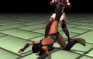 Mortal kombat vs dead or alive ryona