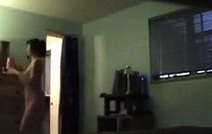 Husband catches wife cheating on hidden cam